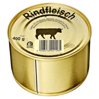 Jola Rindfleisch ohne Schwarte im eigenen Saft - 400 g Dose