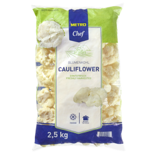 METRO Chef Blumenkohl 20/40, tiefgefroren - 2,5 kg Beutel