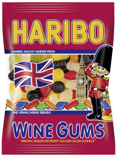 Haribo Wine Gums - 175 g Beutel
