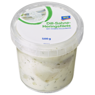 aro Dill-Sahneheringsfilet - 500 g Becher