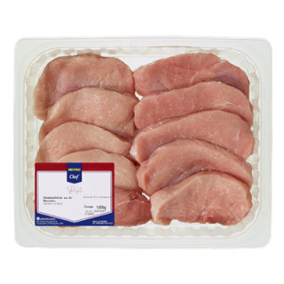 METRO Chef QS Schweineschnitzel aus der Oberschale ca. 1,5 kg, ca. 8 - 10 Stück - je kg