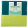 METRO PROFESSIONAL Airlaid Servietten, Kiwi, 40 x 40 cm, 1/4 Falz, 4-lagig - 60 Stück
