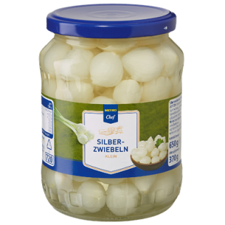METRO Chef Silberzwiebeln - 720 ml Glas