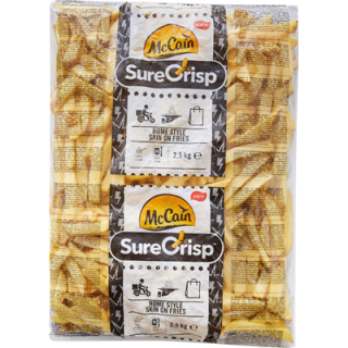 McCain SureCrisp Home Style Fries, tiefgefroren - 2,5 kg Beutel