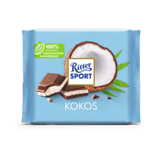 Ritter Sport Bunte Vielfalt Kokos - 100 g Stück