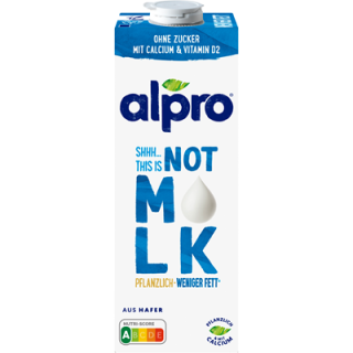 Alpro Haferdrink Fettarm, 1,8 % Fett, vegan, gekühlt...