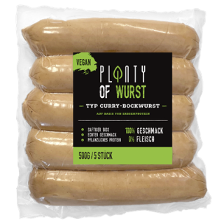 Planty Of Meat Currywurst Art vegan gekühlt 5...