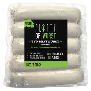 Planty Of Meat Bratwurst Art vegan gekühlt 5...