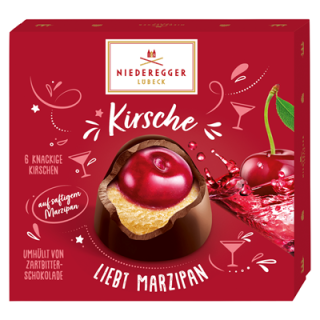 Niederegger Marzipan Kirsch Pralines - 1 x 108 g Packung