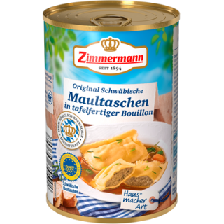 Zimmermann Schwäbische Maultaschen-Suppe - 400 ml Dose
