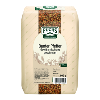 Fuchs Bunter Pfeffer Gewürzmischung, Mix: Schwarzer,...