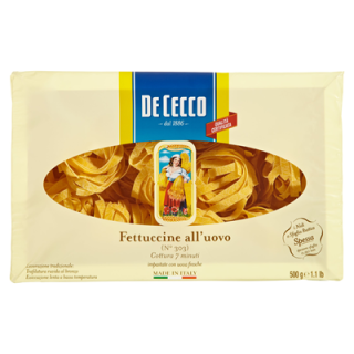 De Cecco Fettuccine allUovo - 1 x 500 g Packung