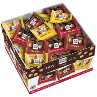 Ritter Sport Mini Nuss-Mix 66 Stück à ca. 16...