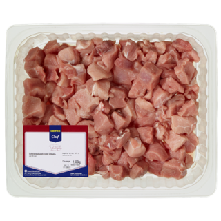 METRO Chef QS Schweine-Gulasch aus dem Schinken gekühlt ca. 1,5 kg - je kg