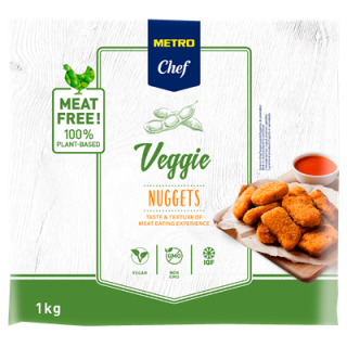METRO Chef Vegane Soja Nuggets gekühlt - 1 kg Packung