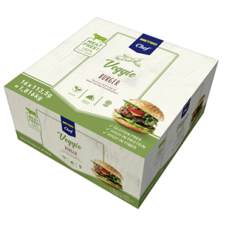 METRO Chef Vegane Burger tiefgefroren 16 Stück à  ca. 113 g - 1,82 kg Packung