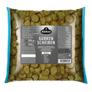 Kühne Gurkenscheiben Pouch - 3,5 kg Beutel