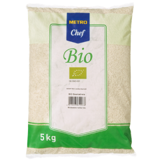 METRO Chef Bio Basmati Reis - 5 kg Beutel