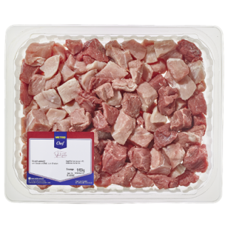 METRO Chef Gulasch gemischt Schwein / Rind gekühlt ca. 1,5 kg - je kg