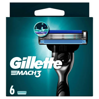 Gillette Mach3 Systemklingen   6 Stück