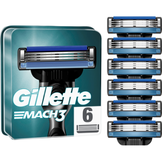 Gillette Mach3 Systemklingen   6 Stück