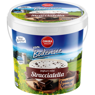 Omira Fruchtjoghurt 3,8 % Stracciatella gekühlt - 1 kg Eimer