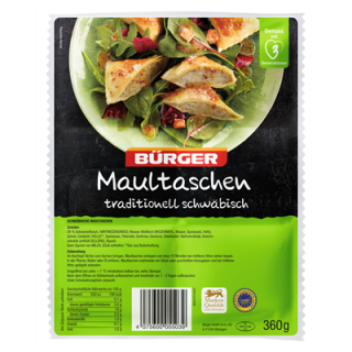 Bürger Schwäbische Maultaschen - 360 g Beutel
