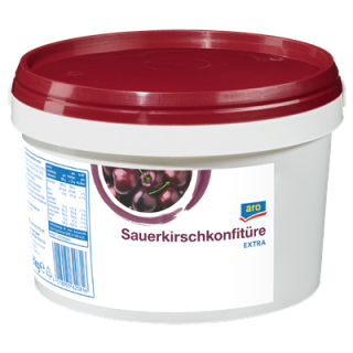 aro Sauerkirschkonfitüre extra - 3 kg Eimer