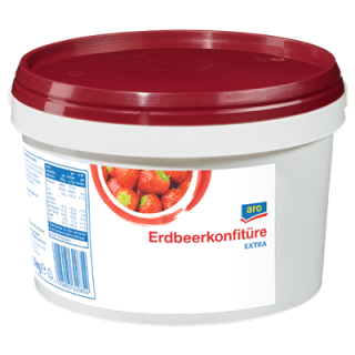 aro Erdbeerkonfitüre extra - 3 kg Eimer