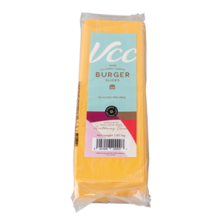 VCC Burger Scheiben mind. 44 - max. 48 % Fett i.Tr. gekühlt - 1,107 kg Packung