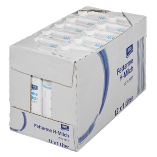 aro H-Milch 1,5 % - 12 x 1 l Karton
