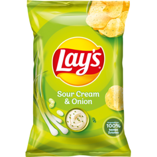 Lays Chips Sour Cream&Onion - 150 g Beutel