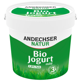 Andechser Natur Bio Joghurt mild gekühlt - 1 kg Eimer