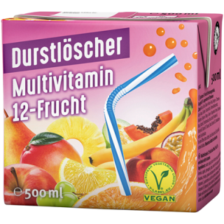 Durstlöscher Multivitamin - 12 x 500 ml Karton