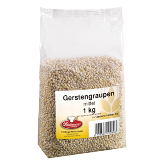 FRIEßINGER MÜHLE Graupen mittel - 1 kg Stück