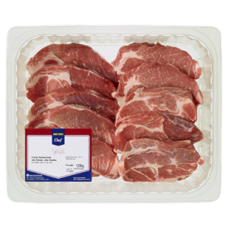 METRO Chef Schweine Nackensteaks natur ca. 1500g geschnitten