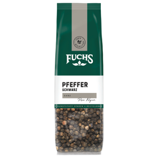 FUCHS Pfeffer Schwarz ganz - 60 g Beutel