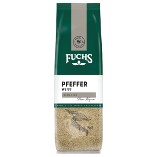FUCHS Pfeffer Weiß gemahlen - 60 g Beutel