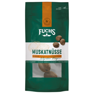 FUCHS Muskatnüsse klein ganz - 10 g Beutel