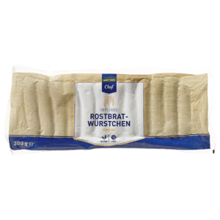 METRO Chef Geflügel-Rostbratwurst gekühlt 12 Stück - 300 g Packung
