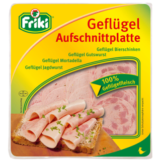 Friki Geflügelaufschnitt 4-fach sortiert gekühlt - 150 g Karton