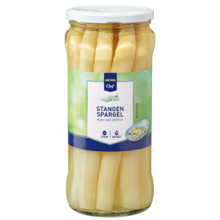 METRO Chef Spargelstangen weiß geschält ATG 395 g - 720 ml Glas
