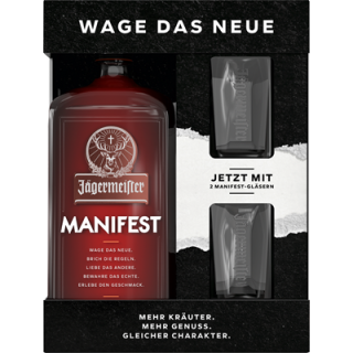 Jägermeister Manifest 38 % Vol. - 500 ml Flasche