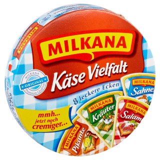 Milkana Schmelzkäse KäseVielfalt 20-50 % 8...