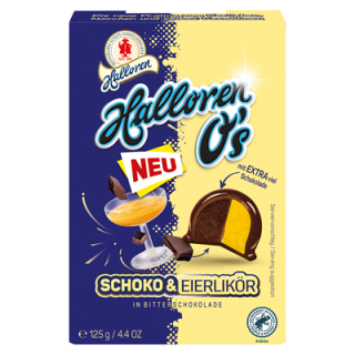 Halloren Original Kugeln Schoko Eierlikör - 1 x 125...