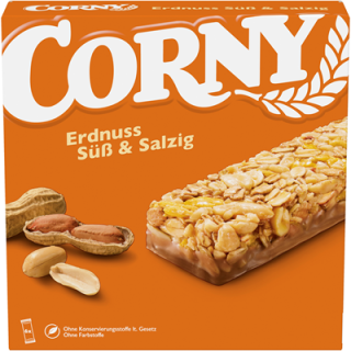 6er CORNY MUESLI RIEGEL SUESS&SALZIG ERDNUSS