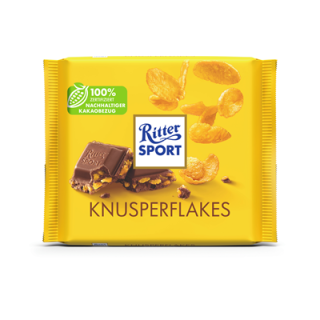 Ritter Sport Bunte Vielfalt Knusperflakes - 100 g Stück