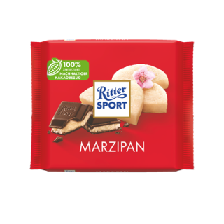 Ritter Sport Bunte Vielfalt Marzipan - 100 g Stück