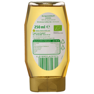 METRO Chef Bio Agavendicksaft - 250 ml Packung