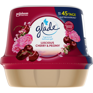 Glade Badezimmer Duftgel Cherry&Peony - 180 g Kiste